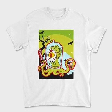 Octopus Horror, Tricou Barbati (Unisex)