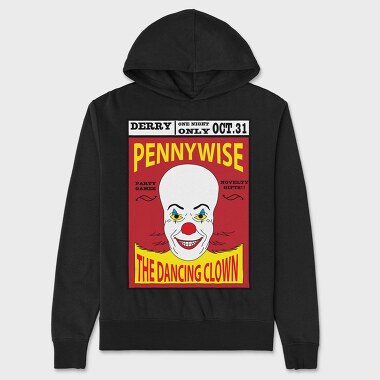 Pennywise Party Night, Hanorac Oversize Barbati (Unisex)