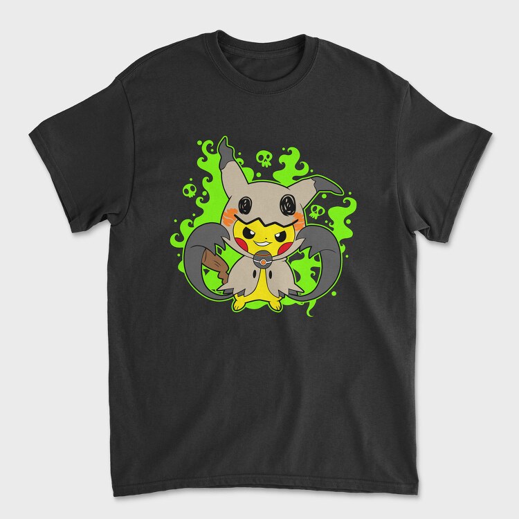 Pikachu Ghost Howl, Tricou Barbati (Unisex)