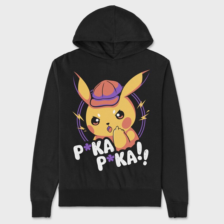 Pikachu Lightning Cap, Hanorac Oversize Barbati (Unisex)