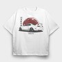 Jdm Turbo Boost, Tricou Oversize Barbati (Unisex)