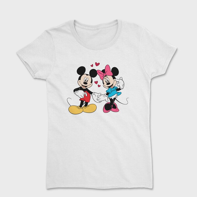 Mickey Minnie Love 1, Tricou Femei
