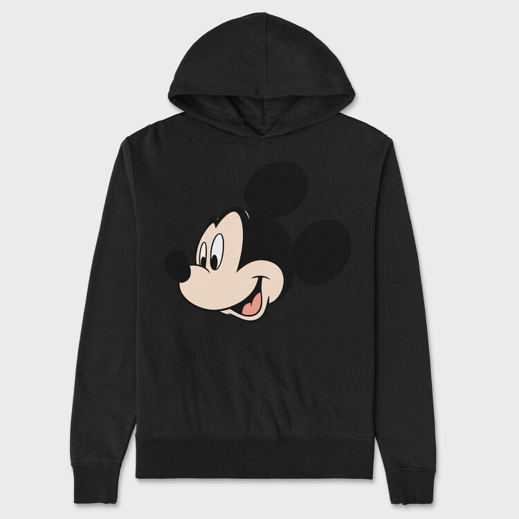 Mickey Mouse Smile, Hanorac Oversize Barbati (Unisex)