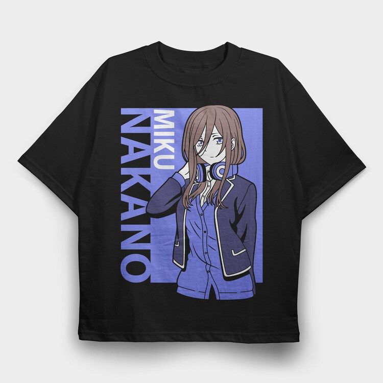 Miku Nakanono, Tricou Oversize Barbati (Unisex)