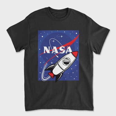 Nasa Rocket Blast, Tricou Barbati (Unisex)