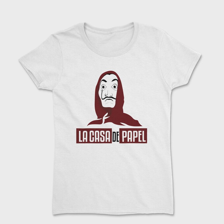 La Casa De Papel Mask, Tricou Femei