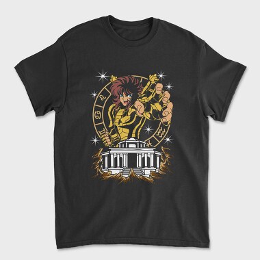 Lion Zodiac Warrior, Tricou Barbati (Unisex)