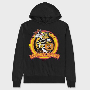 Looney Halloween Tunes 1, Hanorac Oversize Barbati (Unisex)