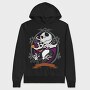 Pumpkin Skull Nightmare, Hanorac Oversize Barbati (Unisex)