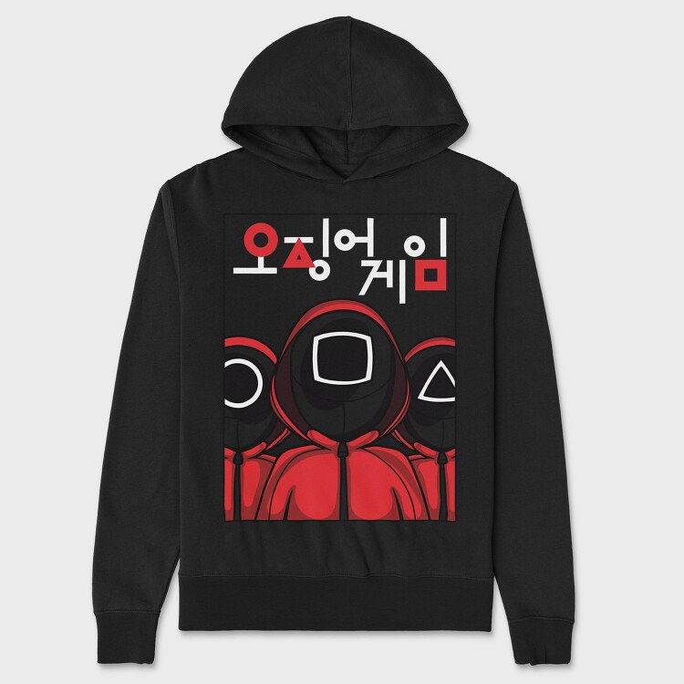 Red Hooded Squad, Hanorac Oversize Barbati (Unisex)