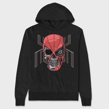 Red Skull Spider, Hanorac Oversize Barbati (Unisex)