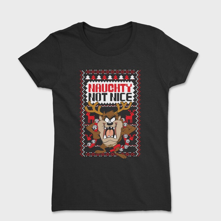 Naughty Reindeer Howl, Tricou Femei