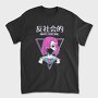 Neon Girl Triangle, Tricou Barbati (Unisex)