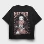 Nezuko Demon Slayer, Tricou Oversize Barbati (Unisex)