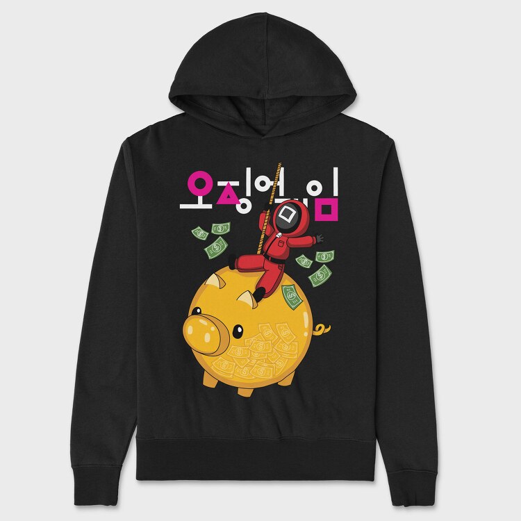 Piggy Bank Climb, Hanorac Oversize Barbati (Unisex)