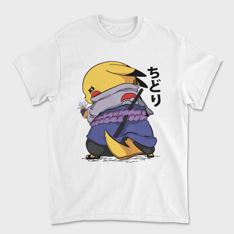 Pikachu Chidori, Tricou Barbati (Unisex)