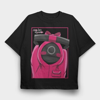 Pink Camera Fun, Tricou Oversize Barbati (Unisex)