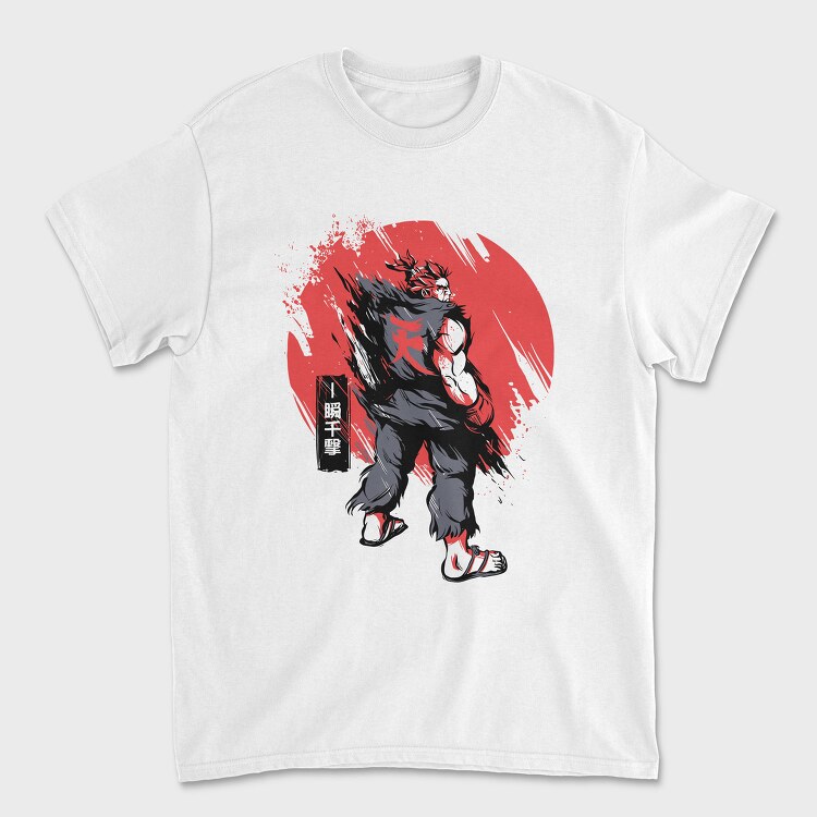 Red Samurai Warrior, Tricou Barbati (Unisex)