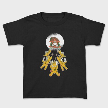 Santa Sleigh Reindeer, Tricou Copii