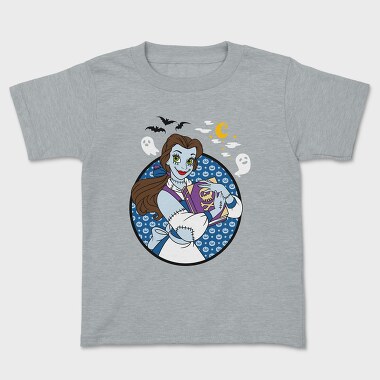 Skeleton Belle Book, Tricou Copii