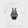 Skeleton Totoro, Tricou Barbati (Unisex)