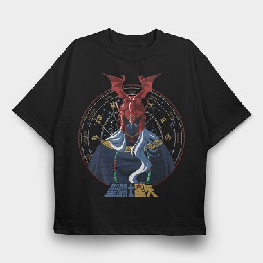 Zodiac Dragon, Tricou Oversize Barbati (Unisex)