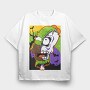 Zombie Clown Scream, Tricou Oversize Barbati (Unisex)