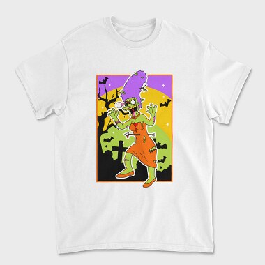 Zombie Marge Halloween, Tricou Barbati (Unisex)