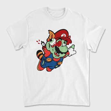 Zombie Mario, Tricou Barbati (Unisex)