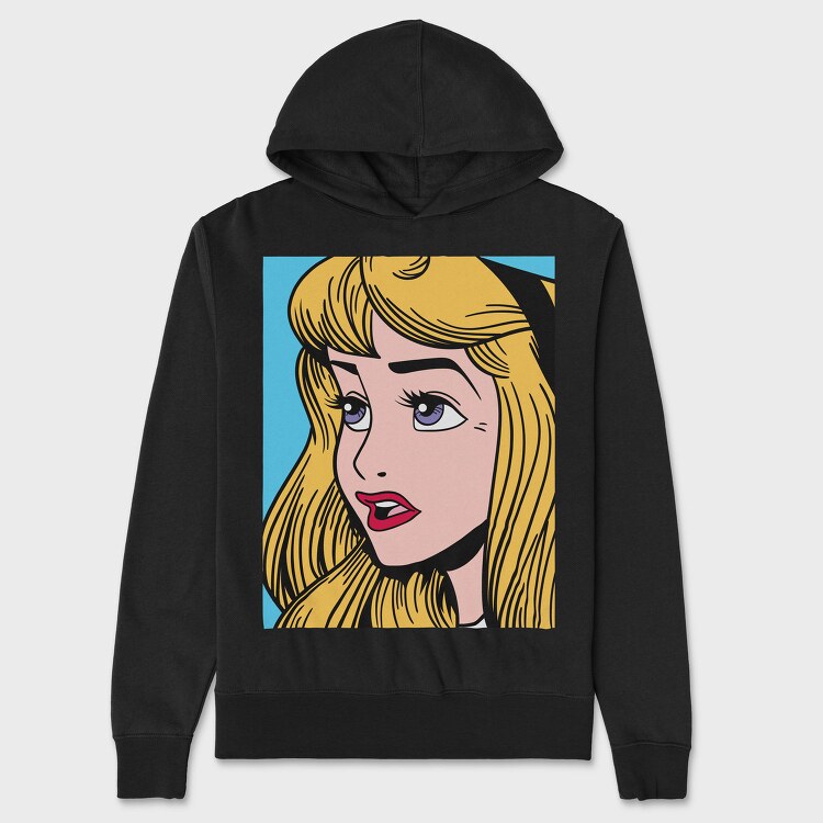 Pop Art Beauty, Hanorac Oversize Barbati (Unisex)