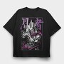 Purple Dragon Roar, Tricou Oversize Barbati (Unisex)