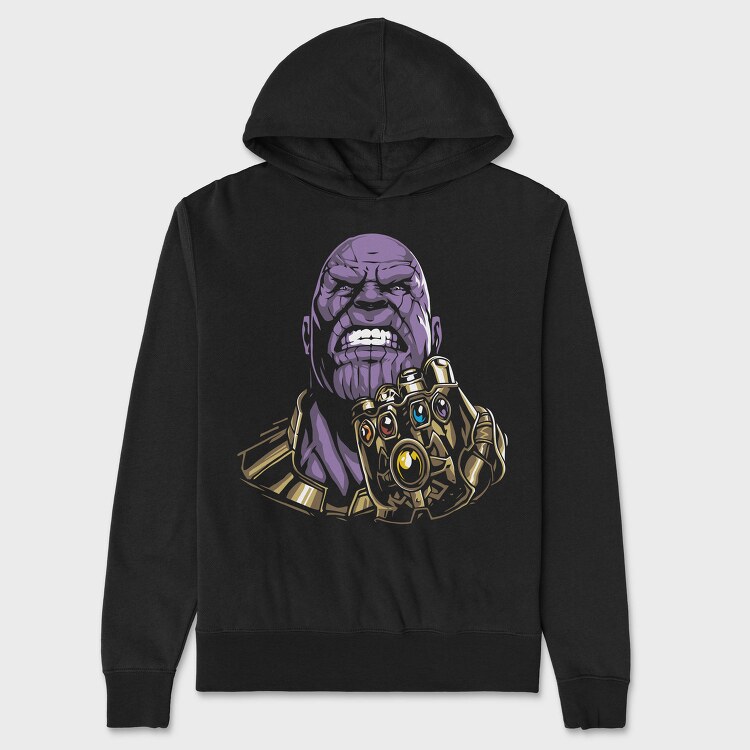 Purple Thanos, Hanorac Oversize Barbati (Unisex)