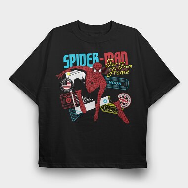 Spiderman Homecoming Tour, Tricou Oversize Barbati (Unisex)