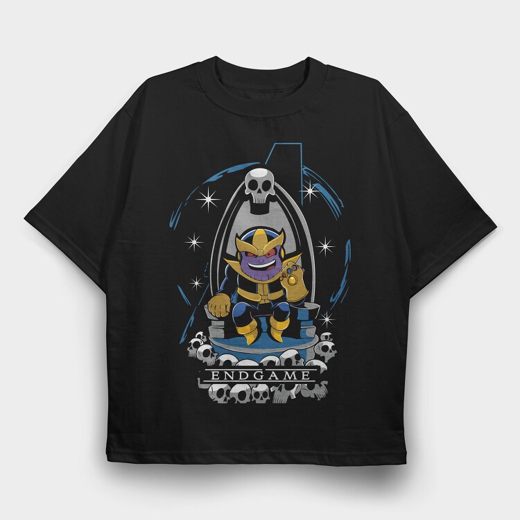 Skull Warrior, Tricou Oversize Barbati (Unisex)