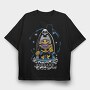 Skull Warrior, Tricou Oversize Barbati (Unisex)