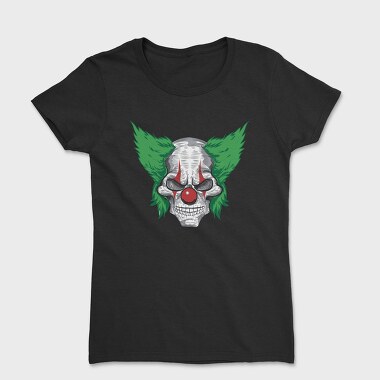 Skull Wings Red, Tricou Femei