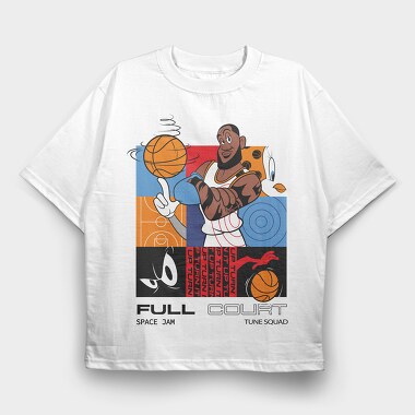 Space Jam Lebron, Tricou Oversize Barbati (Unisex)