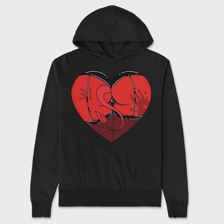 Spider Heart 31, Hanorac Oversize Barbati (Unisex)