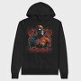 Spiderman Roses, Hanorac Oversize Barbati (Unisex)