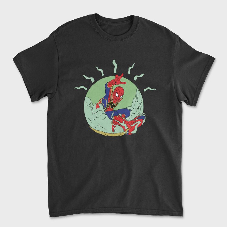 Spiderman Meditate, Tricou Barbati (Unisex)