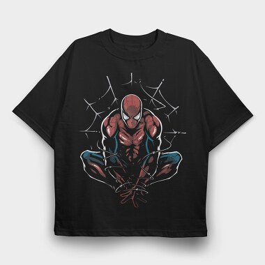 Spiderman Webbreak, Tricou Oversize Barbati (Unisex)