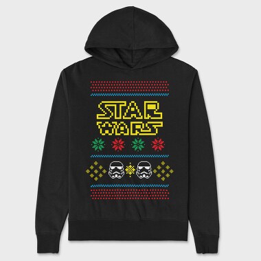 Star Wars Festive Sweater, Hanorac Oversize Barbati (Unisex)