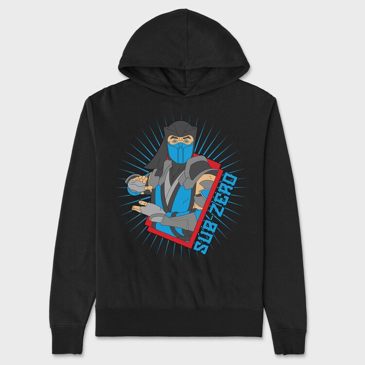 Sub Zero Ninja, Hanorac Oversize Barbati (Unisex)