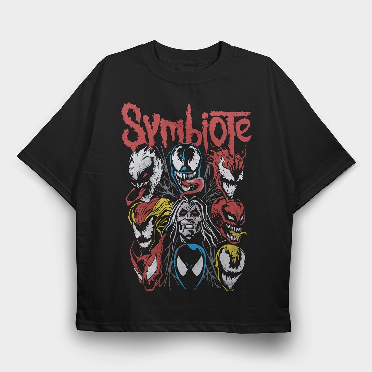 Symbiote Chaos, Tricou Oversize Barbati (Unisex)