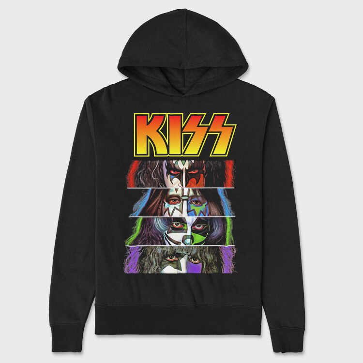 Kiss 6, Hanorac Oversize Barbati (Unisex)