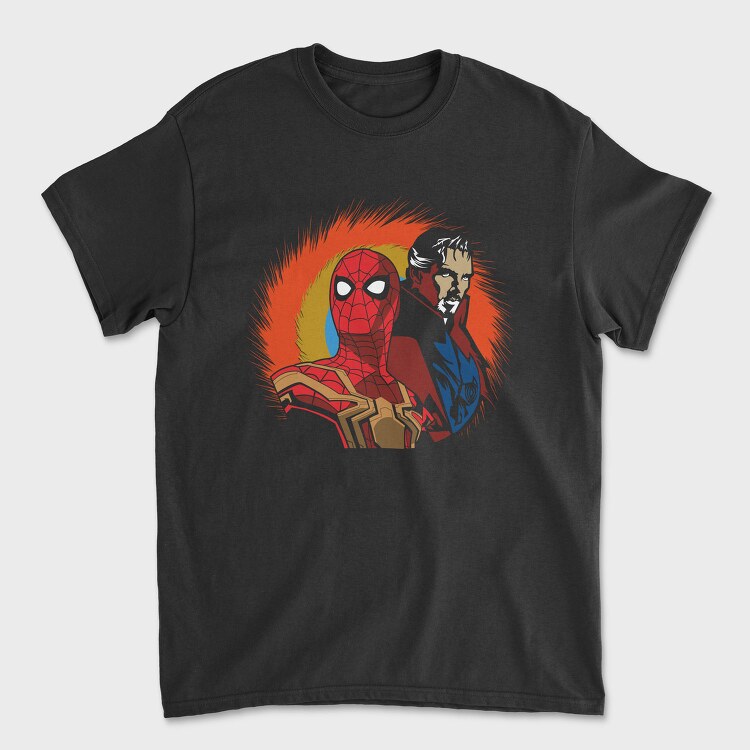 Spiderman Skull Burst, Tricou Barbati (Unisex)