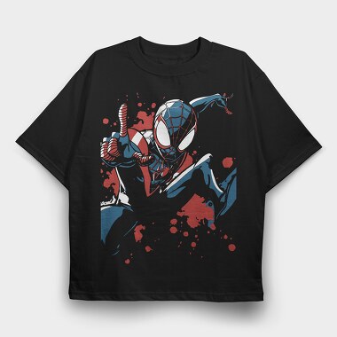 Spiderman Splash 1, Tricou Oversize Barbati (Unisex)