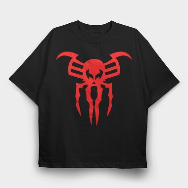 Spiderman Symbiote Mask, Tricou Oversize Barbati (Unisex)