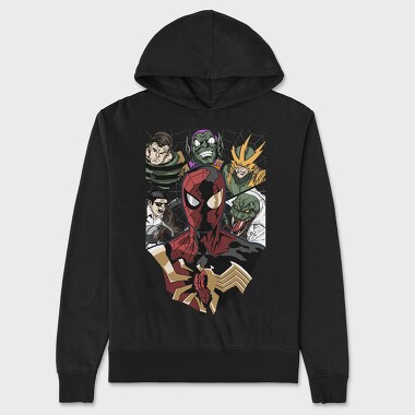 Spiderman Venom Symbiote, Hanorac Oversize Barbati (Unisex)