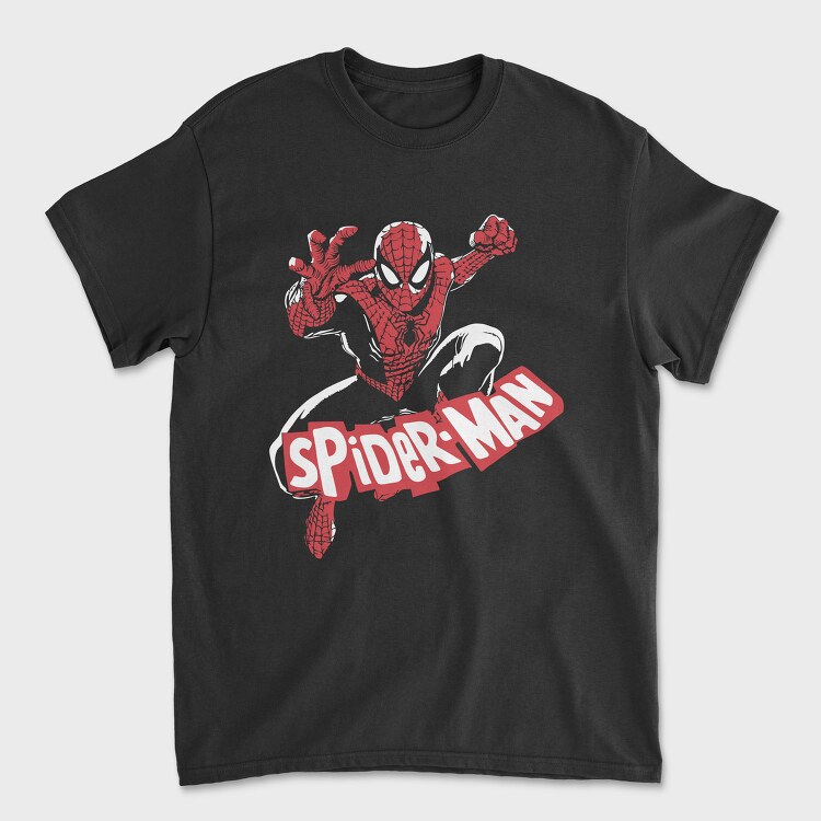 Spiderman Web Crawl, Tricou Barbati (Unisex)